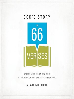 cover image of God's Story in 66 Verses